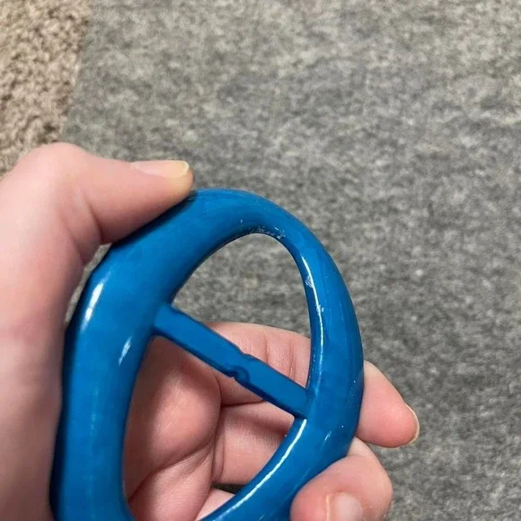 Blue plastic belt buckle - Picture 8 of 8